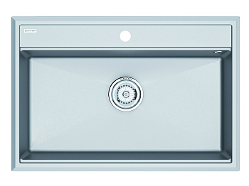 Кухонная мойка Paulmark STEPIA 80 PM117551-GRM 75х51 цвет серый металлик